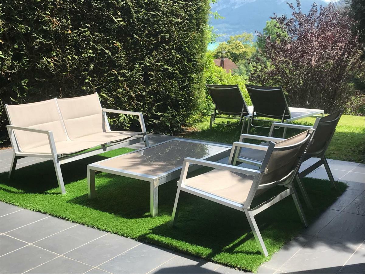 Appartement Sevrier Terrasse Et Jardin エクステリア 写真